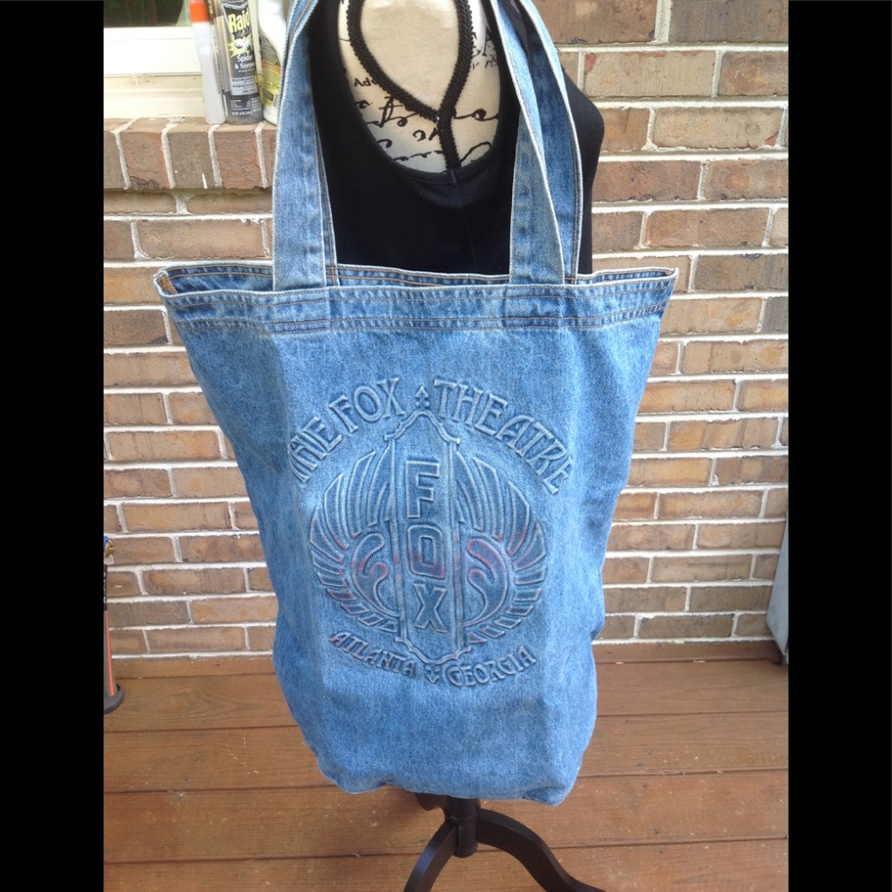 NWOT Fox Theatre Atlanta, GA Denim tote